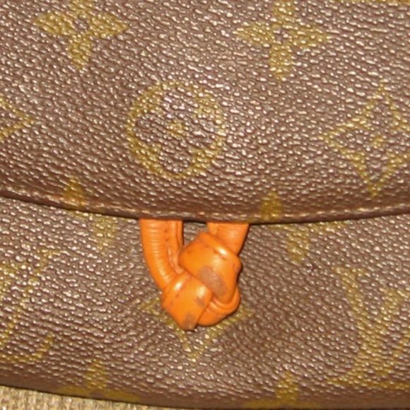 ❤️ Auth Vintage LOUIS VUITTON LV FRENCH CO Odeon Monogram Knot Flap Bag Purse - Picture 9 of 12